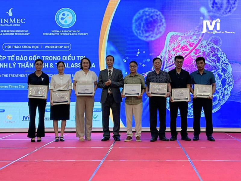 JVI HÂN HẠNH TÀI TRỢ CHO HỘI THẢO “GHÉP TẾ BÀO GỐC TRONG ĐIỀU TRỊ CÁC BỆNH LÝ THẦN KINH & THALASSEMIA”