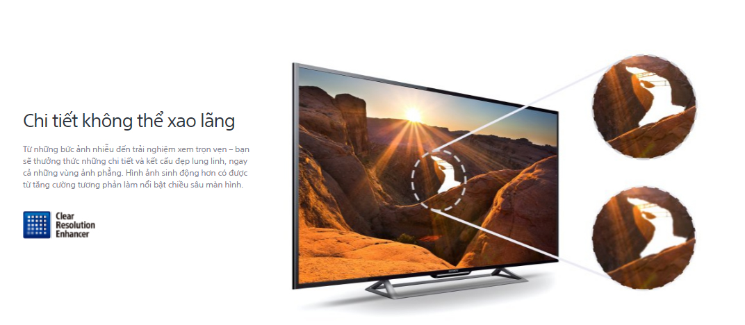 Internet Tivi LED Sony KDL - 48R550C 48 inch giá re 2