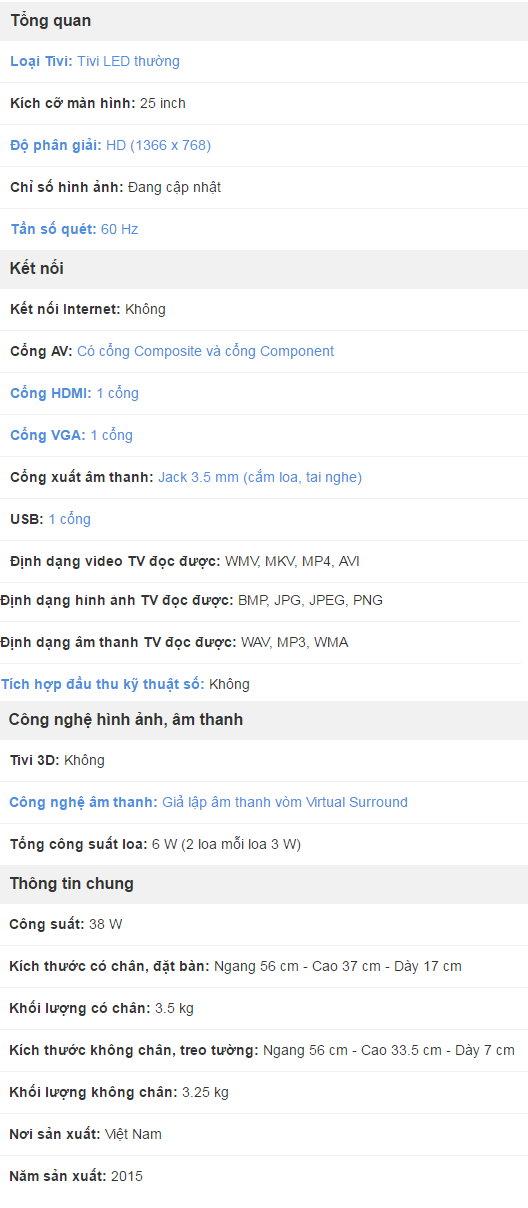 Tivi Led Asanzo 25 inch 25E110 hinh 18