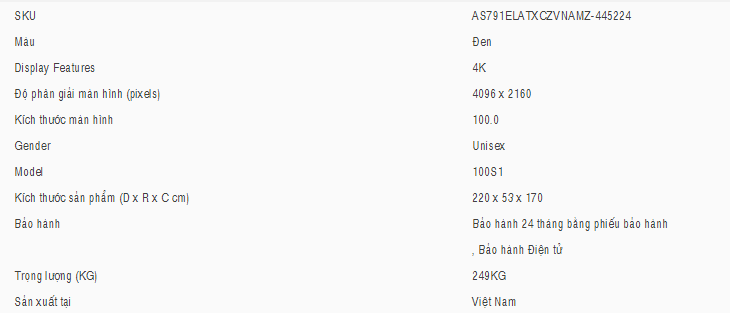 Tivi Smart Asanzo 100S1 100 inch hìn 2