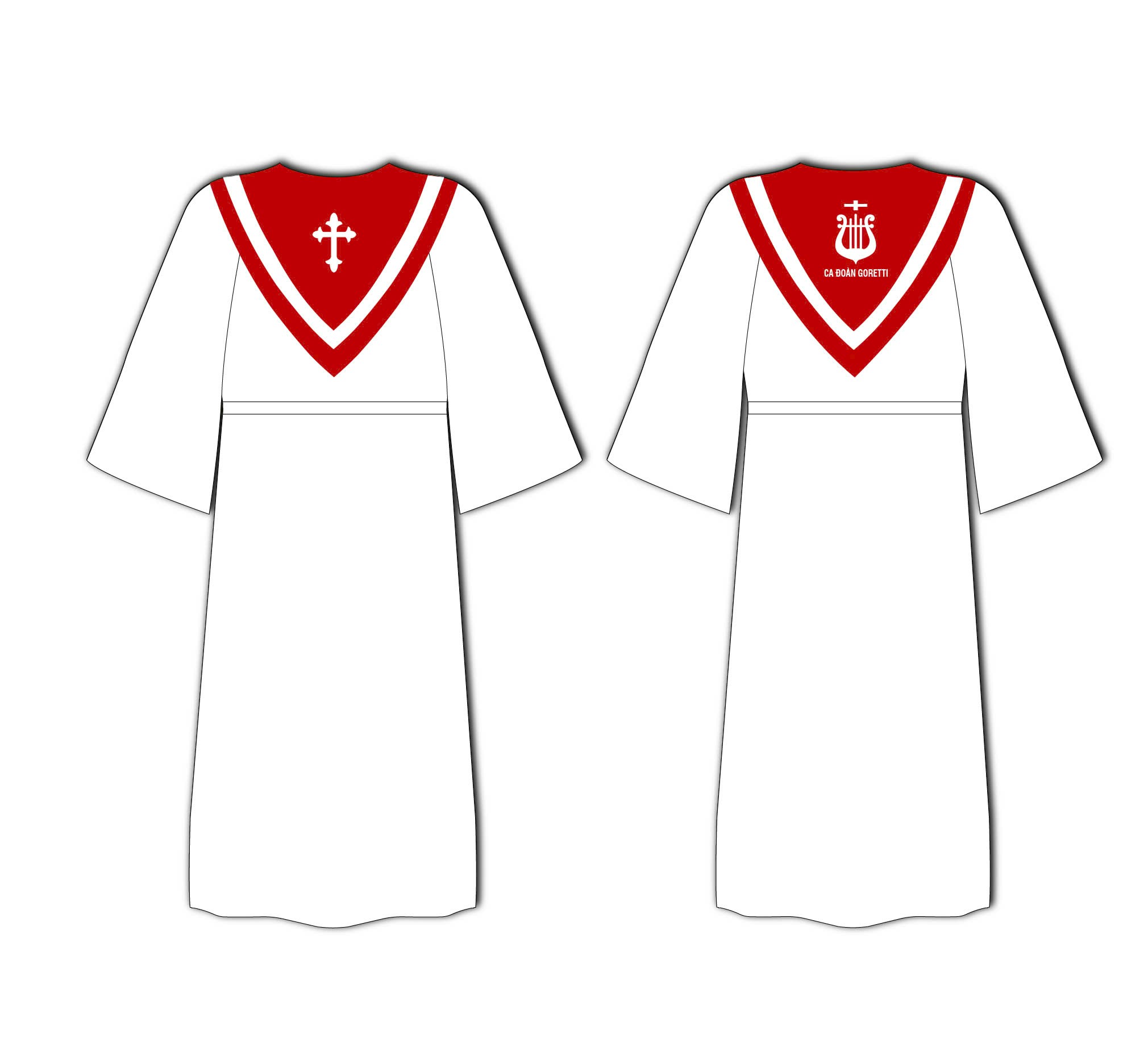 Thiết kế áo ca đoàn Goretti