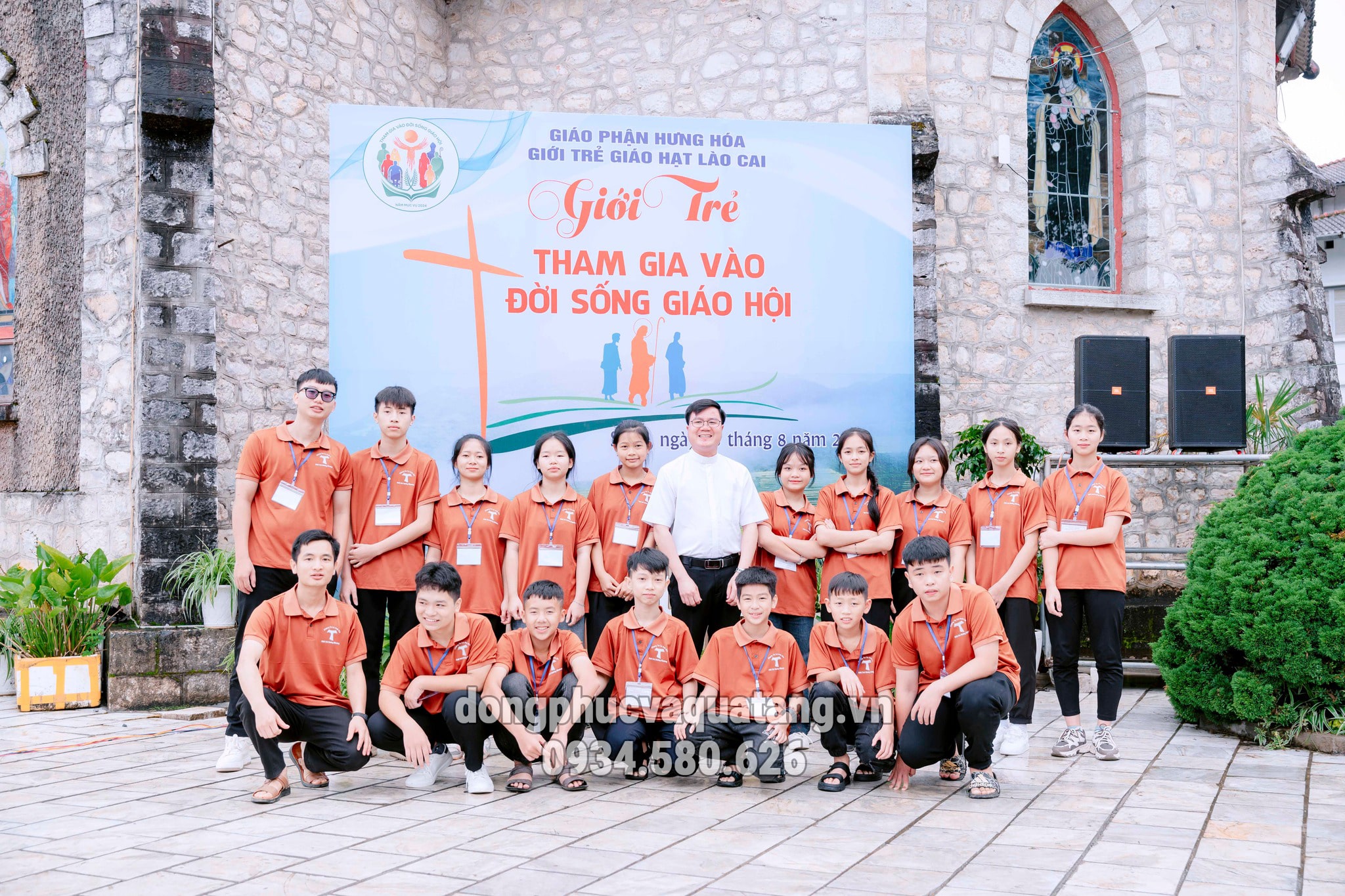 Áo thun đồng phục giới trẻ giáo hạt Hòa Vang