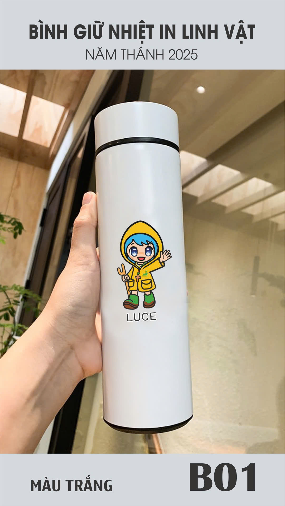 Bình giữ nhiệt Luce năm thánh 2025