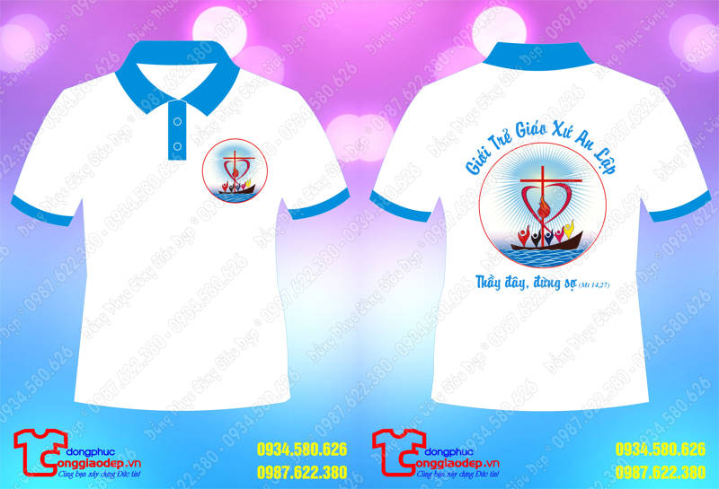 Mẫu áo đồng phục công giáo GX An Lập đẹp