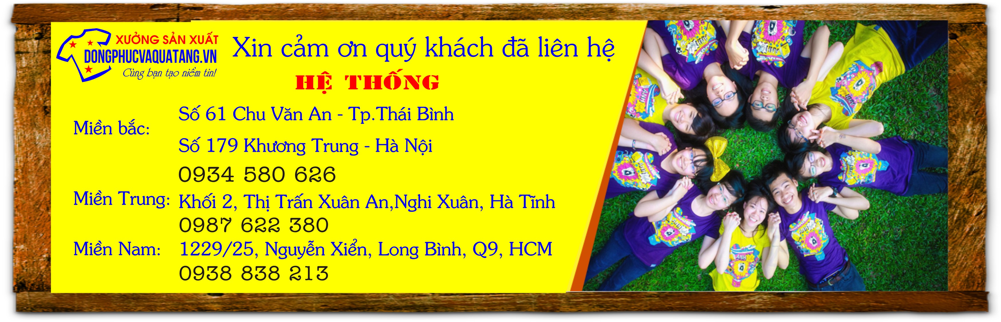 liên hệ may đồng phục