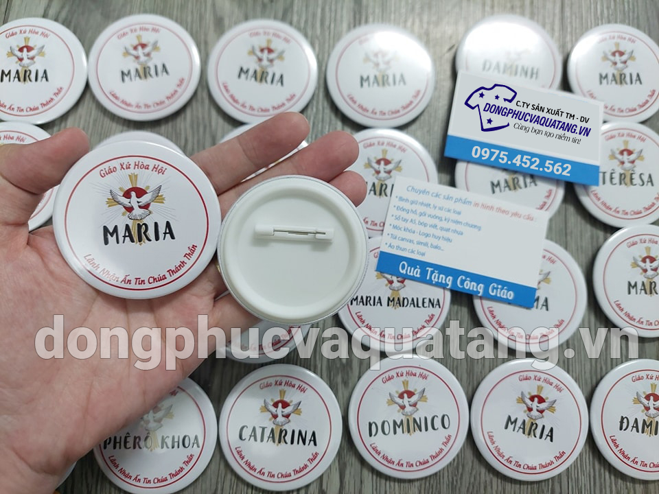 Huy hiệu quà tặng thêm sức kỷ niệm ngày lãnh nhận bí tích thêm sức