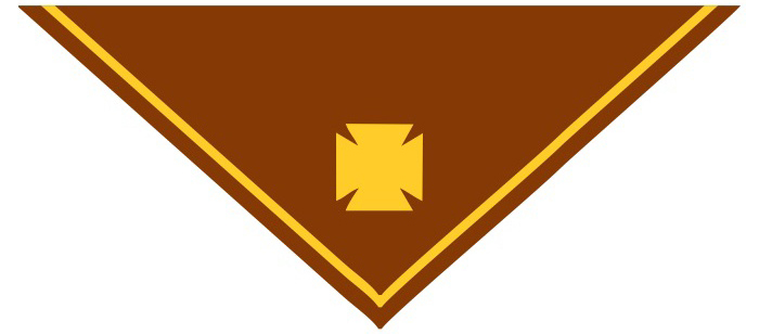 Khăn đội trưởng Hiệp Sĩ Thiếu Nhi Thánh Thể