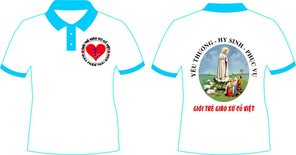Mẫu áo đông phục công giáo của giới trẻ giáo xứ Cổ Viet