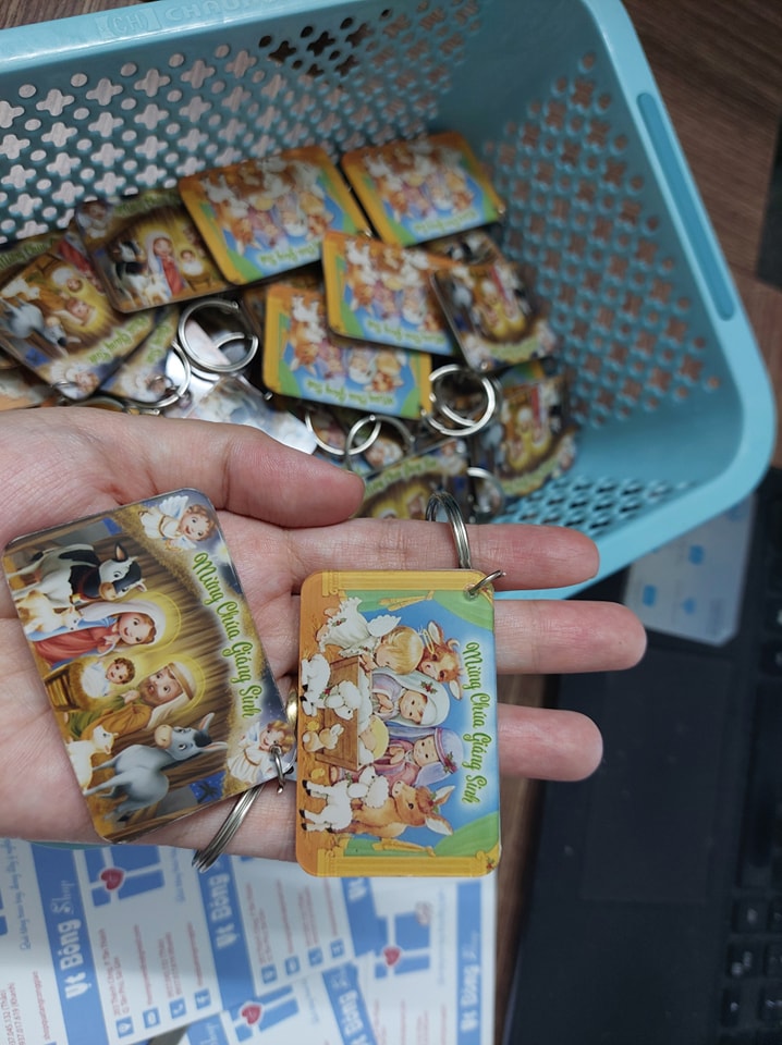 Móc khóa quà tặng mừng Chúa Giáng Sinh