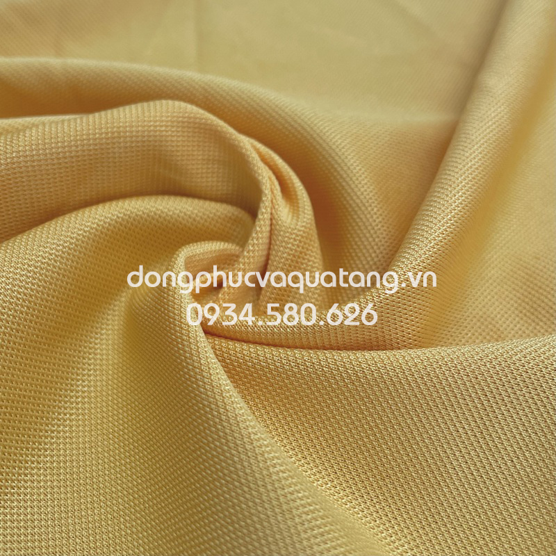 Chất vải Poly Cá Sâu may áo đồng phục công giáo