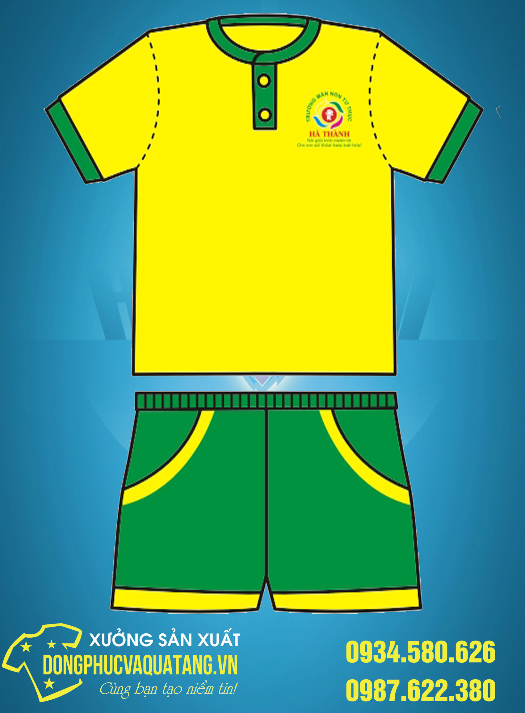 Đồng phục mầm non tư thục Hà Thành