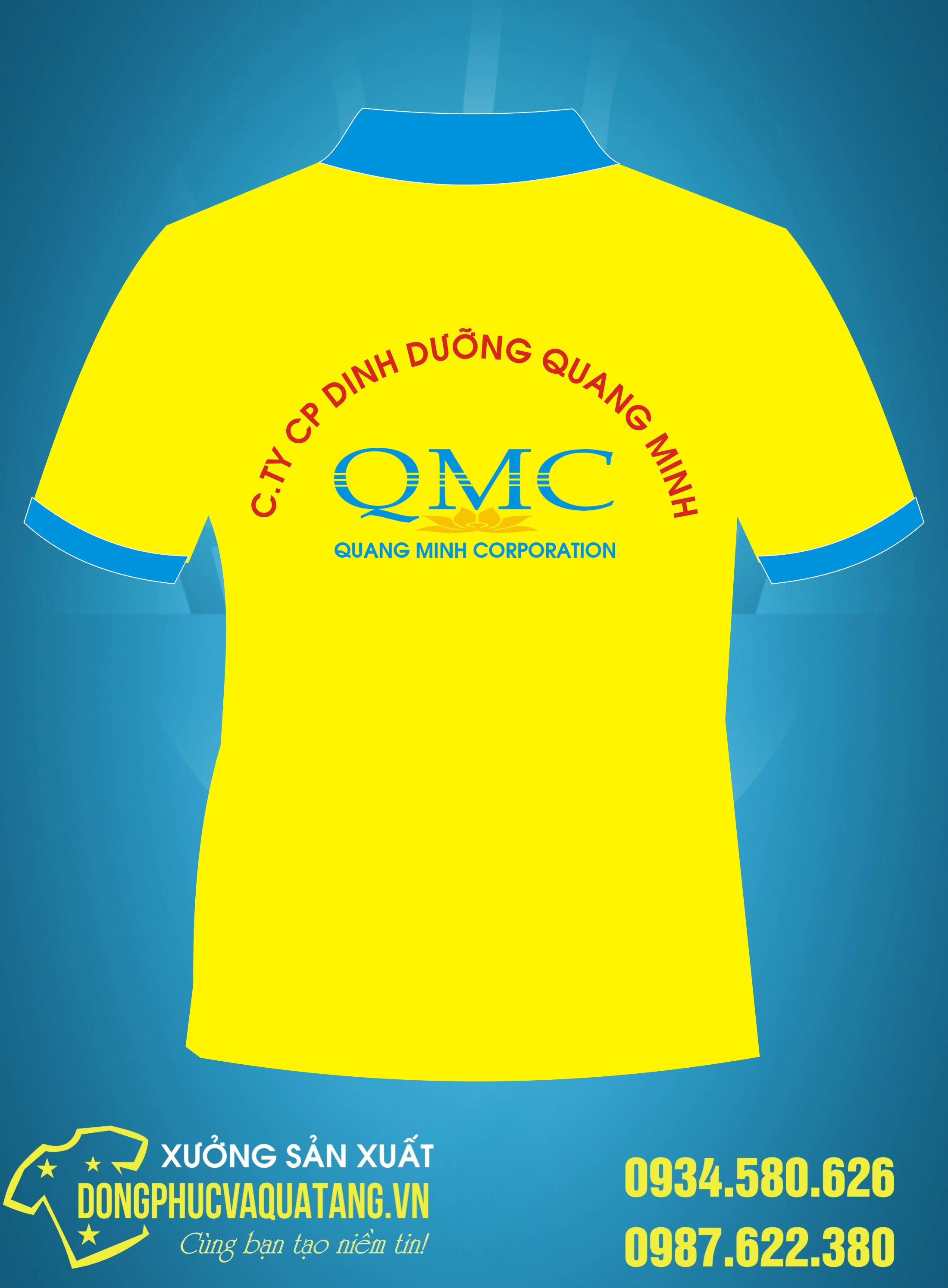 Đồng phục công ty CP dinh dưỡng Quang Minh