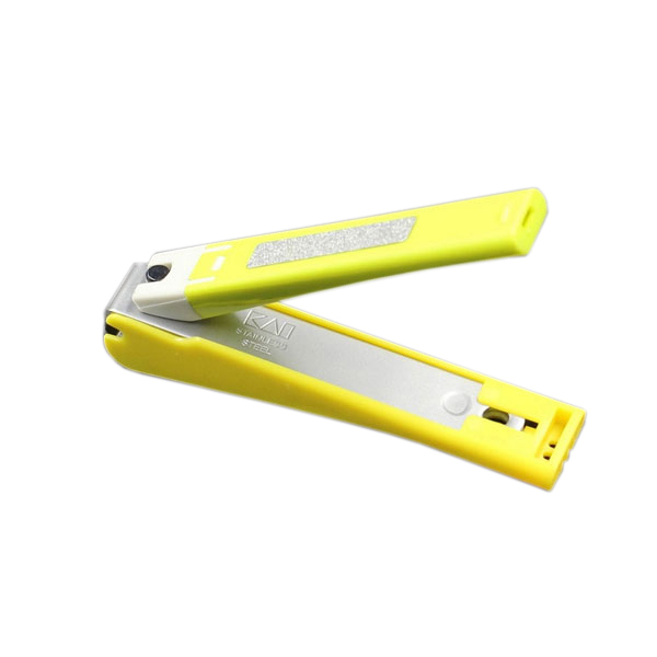 Kết quả hình ảnh cho Bấm móng tay thân nhựa KAI (màu xanh lá, cỡ trung)"