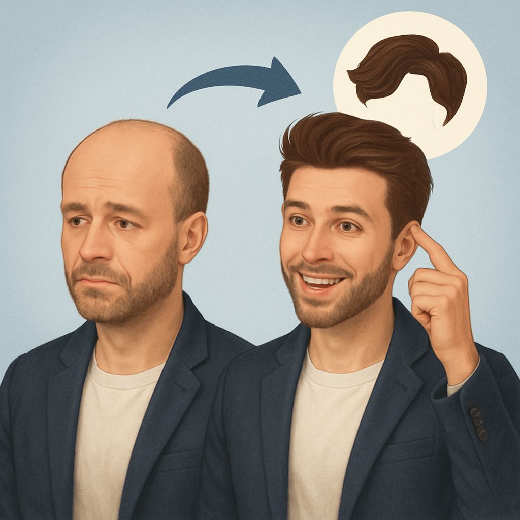 Tóc giả cho nam ngày càng trở thành món "vũ khí thẩm mỹ" giúp phái mạnh tự tin hơn trong cuộc sống hiện đại