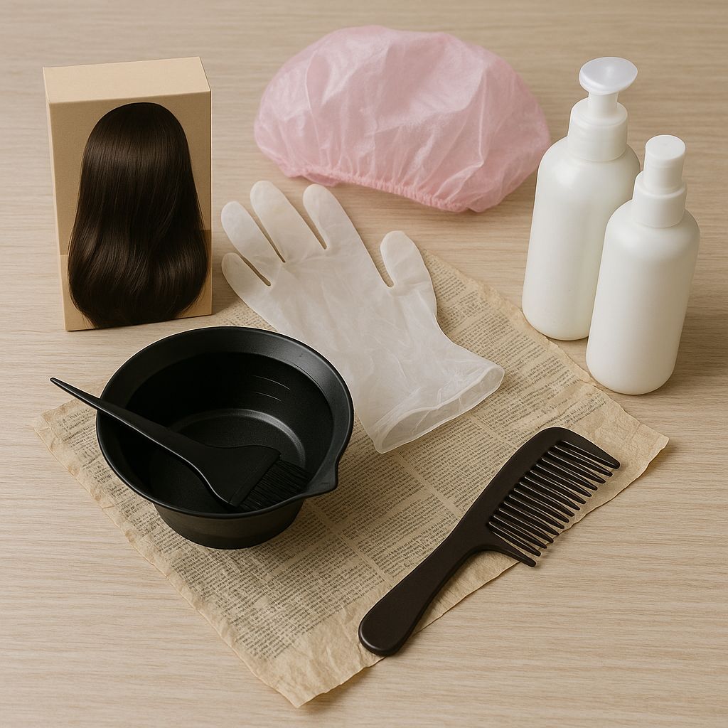 Hướng dẫn nhuộm tóc giả đúng cách tại nhà