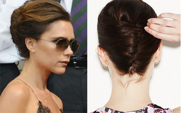 cách búi tóc phồng