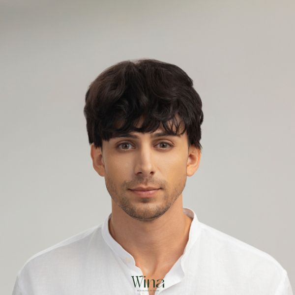 Kiểu tóc giả nam nguyên đầu layer xoăn mang đến vẻ ngoài trẻ trung, năng động và hiện đại