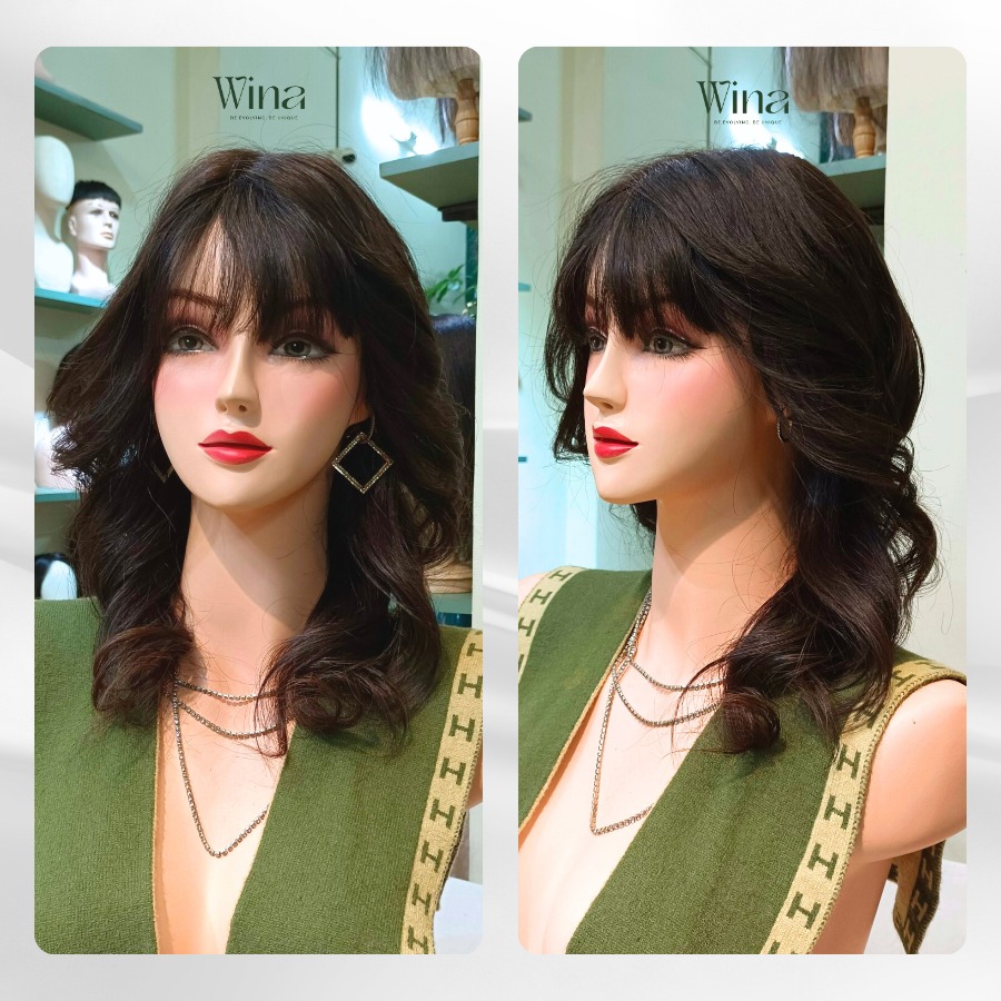 Các kiểu tóc giả nữ đẹp cho khuôn mặt vuông