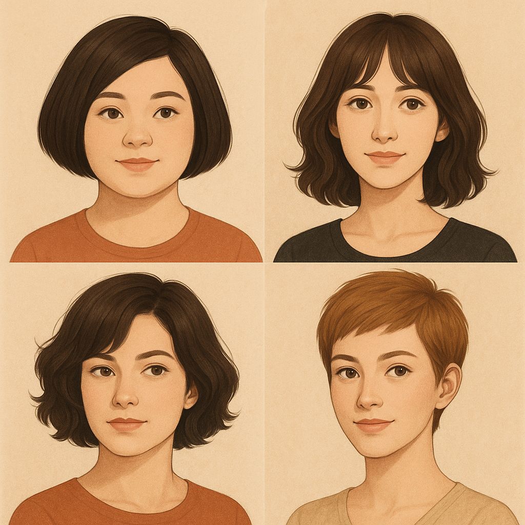 Chọn Tóc Ngắn Phù Hợp Với Khuôn Mặt