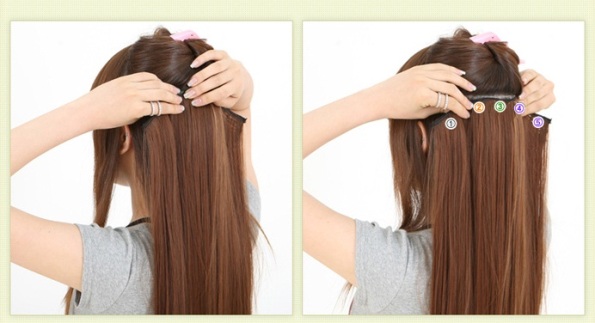 Hướng dẫn sử dụng tóc kẹp