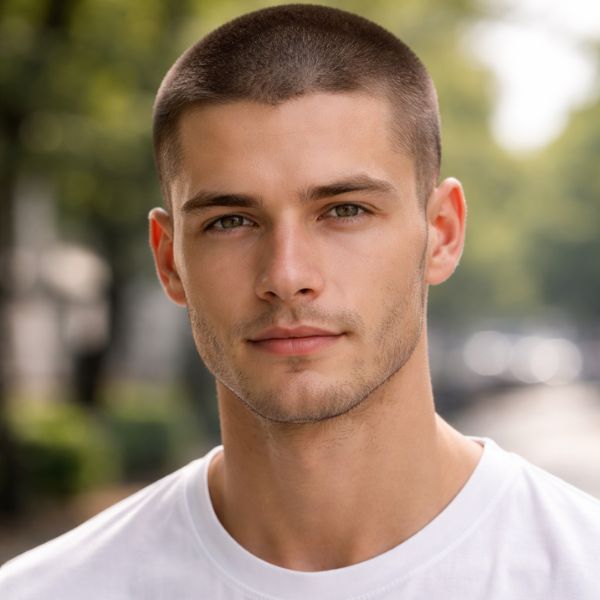 Kiểu tóc nam Buzz Cut (tóc đầu đinh)