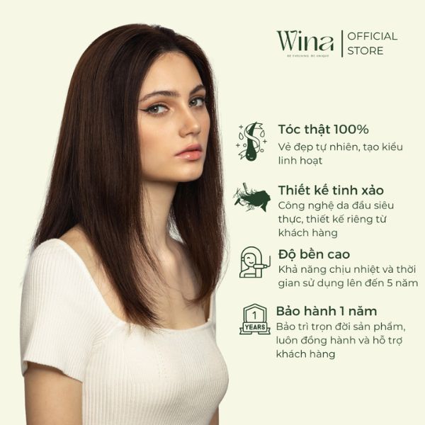 Tóc giả làm từ tóc thật thường được đánh giá cao bởi vẻ ngoài tự nhiên, mềm mại và chân thực