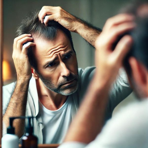 Hormone DHT (dihydrotestosterone) là một yếu tố chính gây rụng tóc nhiều ở nam giới