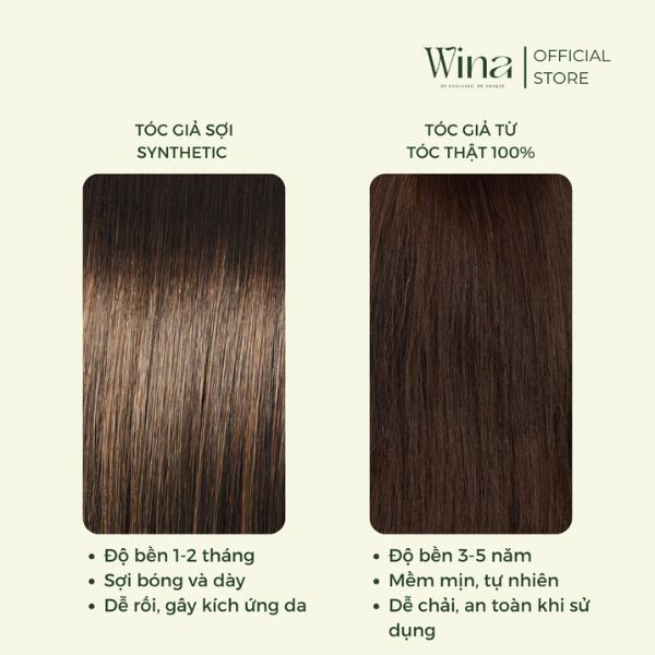 Để có một mái tóc giả nữ đẹp tự nhiên, việc chọn đúng loại tóc giả là vô cùng quan trọng