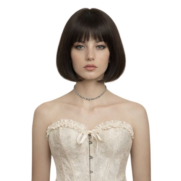 Tóc giả nguyên đầu nữ kiểu Bob ngắn