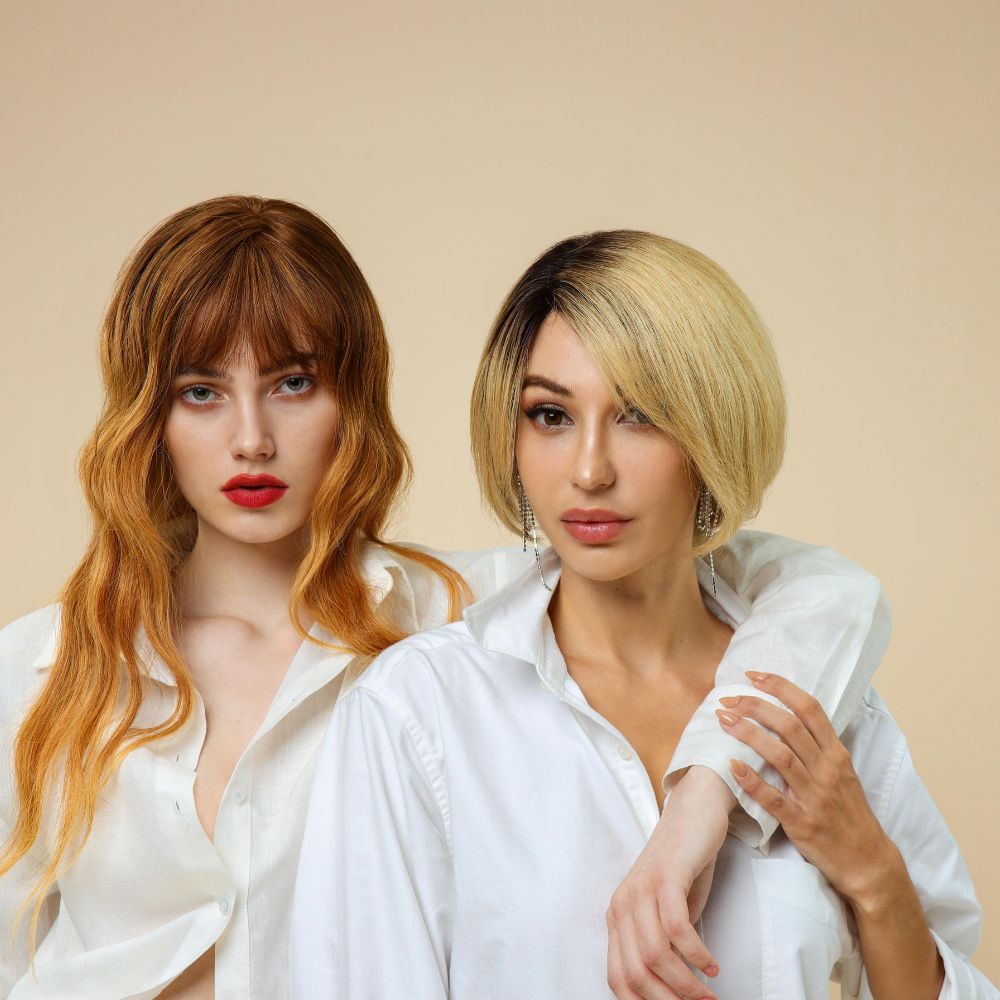 Thay vì tốn hàng giờ tại salon và đối mặt với nỗi lo tóc hư tổn do tẩy nhuộm, việc chọn tóc giả làm từ tóc thật nhuộm màu đang là ưu tiên số 1 của các quý cô hiện đại
