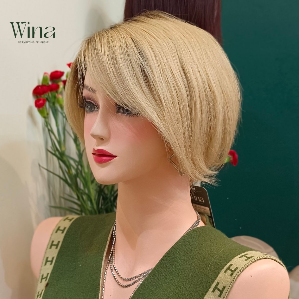 Tóc giả che hói nữ hiện đại và cá tính