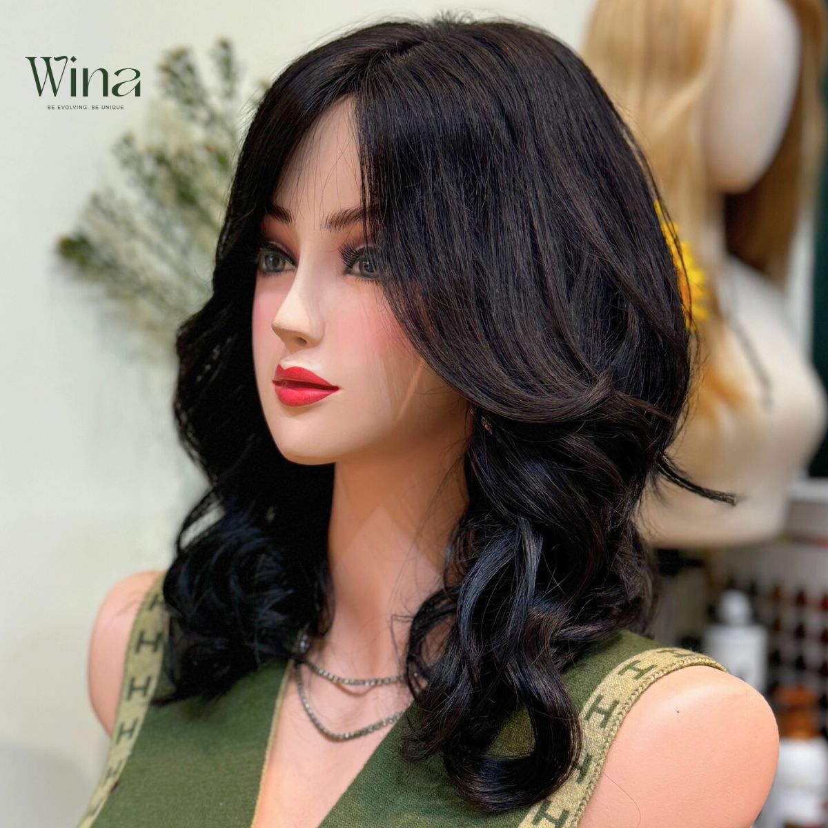 Tóc giả che hói nữ không gây hầm bí