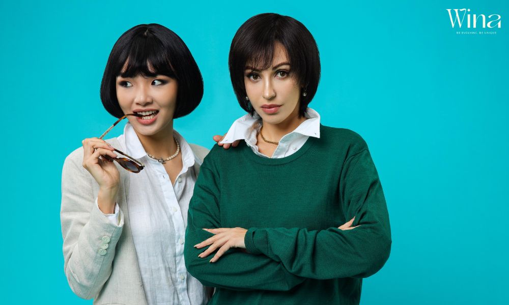 Vì là tóc giả làm từ tóc thật 100%, sản phẩm của Wina tuyệt đối an toàn, không hóa chất, không gây kích ứng da đầu và không ảnh hưởng đến nguồn sữa mẹ