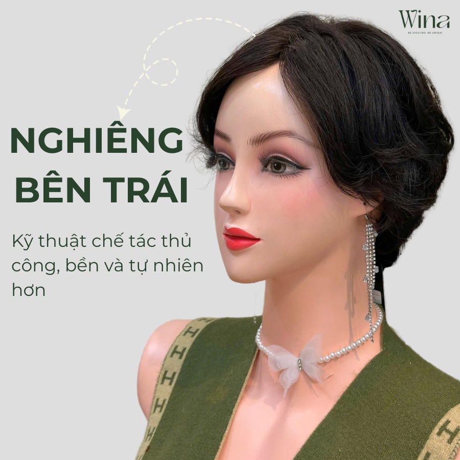 Kiểu tóc giả nữ này giúp bạn trở nên nổi bật với vẻ đẹp vừa nữ tính, vừa sắc sảo