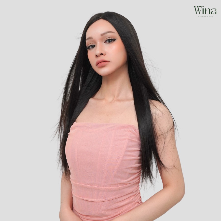 Kiểu tóc dài thẳng sang trọng