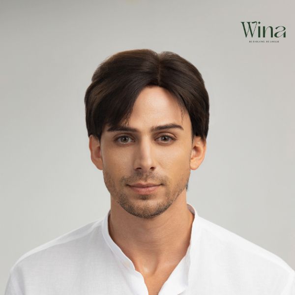 Tóc giả nam làm từ tóc thật được sản xuất từ 100% tóc tự nhiên của con người, vì vậy chúng mang lại vẻ ngoài vô cùng tự nhiên và chân thật