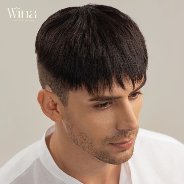 Tóc giả nam được thiết kế nhiều kiểu dáng khác nhau