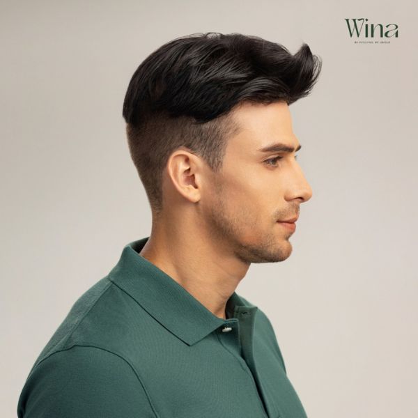 Tóc giả nam được thiết kế tiện lợi và dễ sử dụng