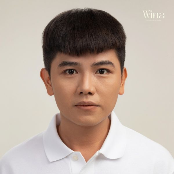 Tóc giả nam trung niên mohican