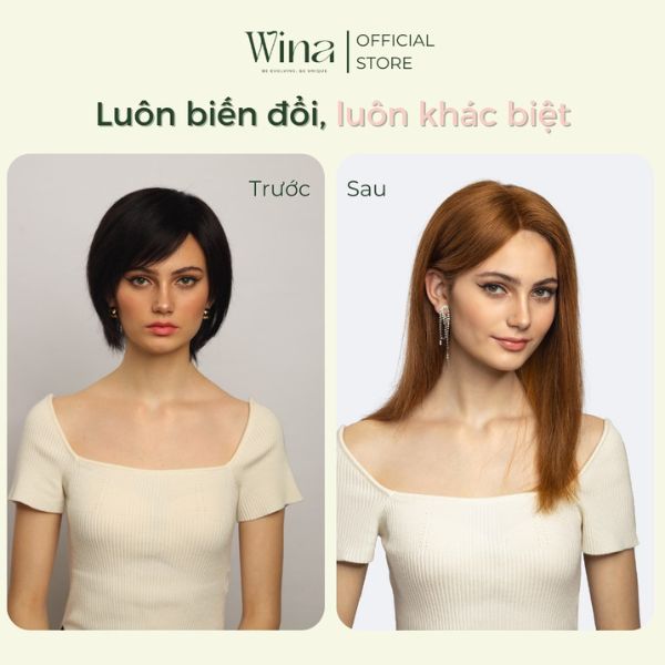 Tóc giả nguyên đầu cho giải pháp rụng tóc