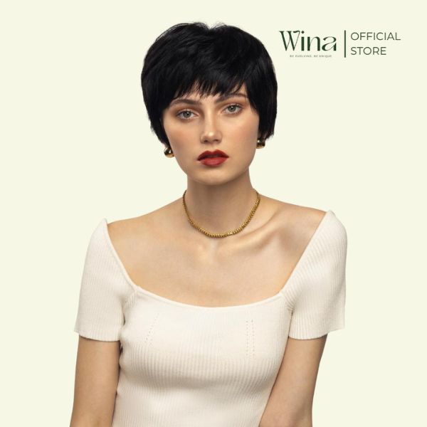 Tóc giả nguyên đầu có da đầu cho nữ