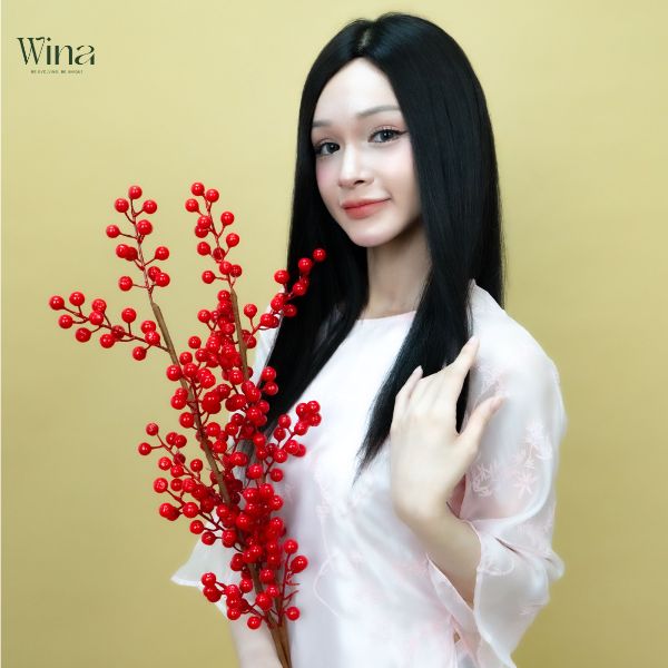 Tóc giả nguyên đầu nữ được thiết kế với lớp tóc dày, tự nhiên, đảm bảo tạo cảm giác như tóc thật