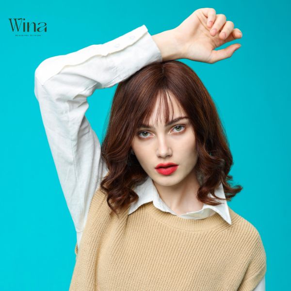 Tóc giả dài từ Wina Wigs được làm từ những sợi tóc thật cao cấp, mang lại cảm giác mềm mại và tự nhiên giống như tóc thật của bạn