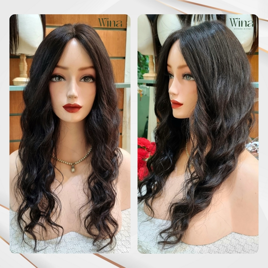 Xu hướng tóc giả dài gợn sóng