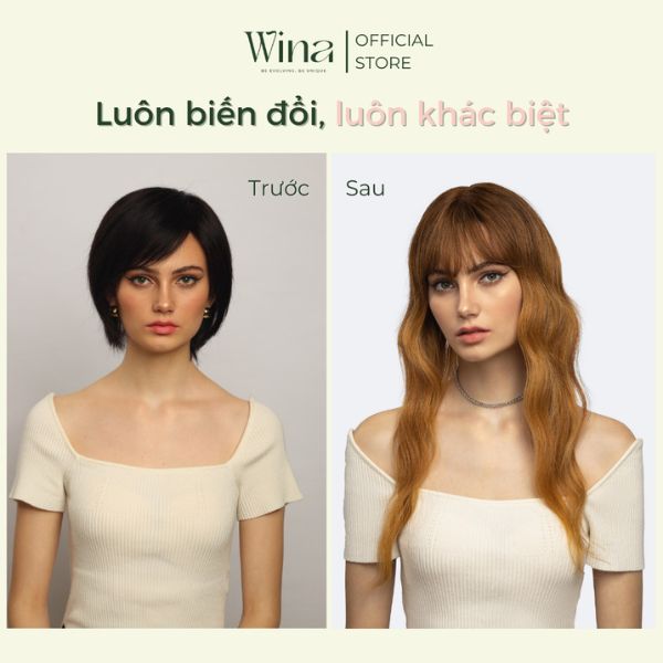 Tóc giả nữ trở thành lựa chọn lý tưởng giúp phái đẹp thay đổi diện mạo một cách nhanh chóng và tiện lợi