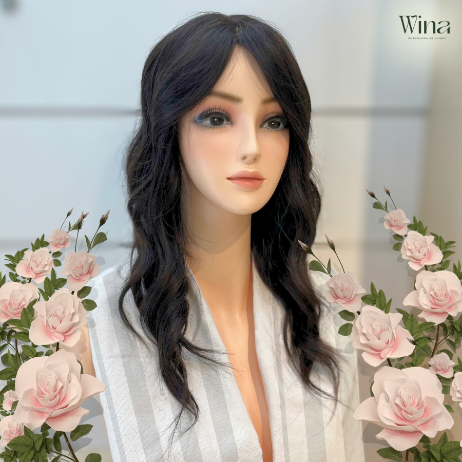 Tóc dài uốn xoăn nhẹ - dịu dàng và thanh lịch