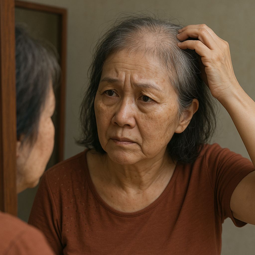 Nỗi lòng của phụ nữ trung niên: Khi mái tóc không còn rực rỡ