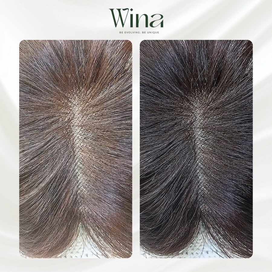 Tóc giả nữ trung niên đẹp chân thật