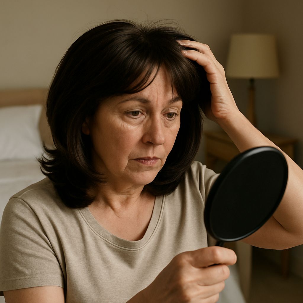 Mái tóc - góc của con người và nỗi lo thầm kín tuổi trung niên