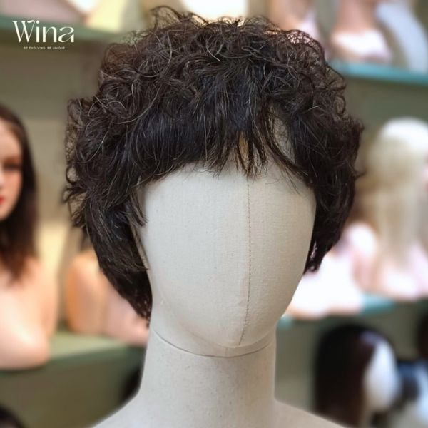 Tóc giả trung niên kiểu pixie